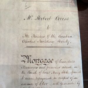 Vintage Document with Elegant Script